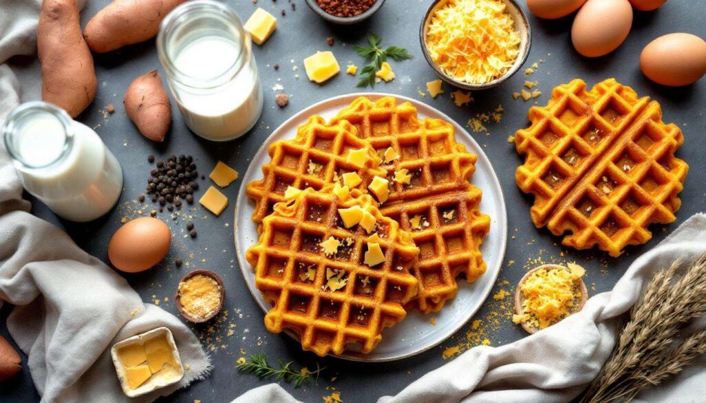 Chaleur, fromage et croquant : comment transformer une patate douce râpée en gaufres dorées pour un brunch de saison express
