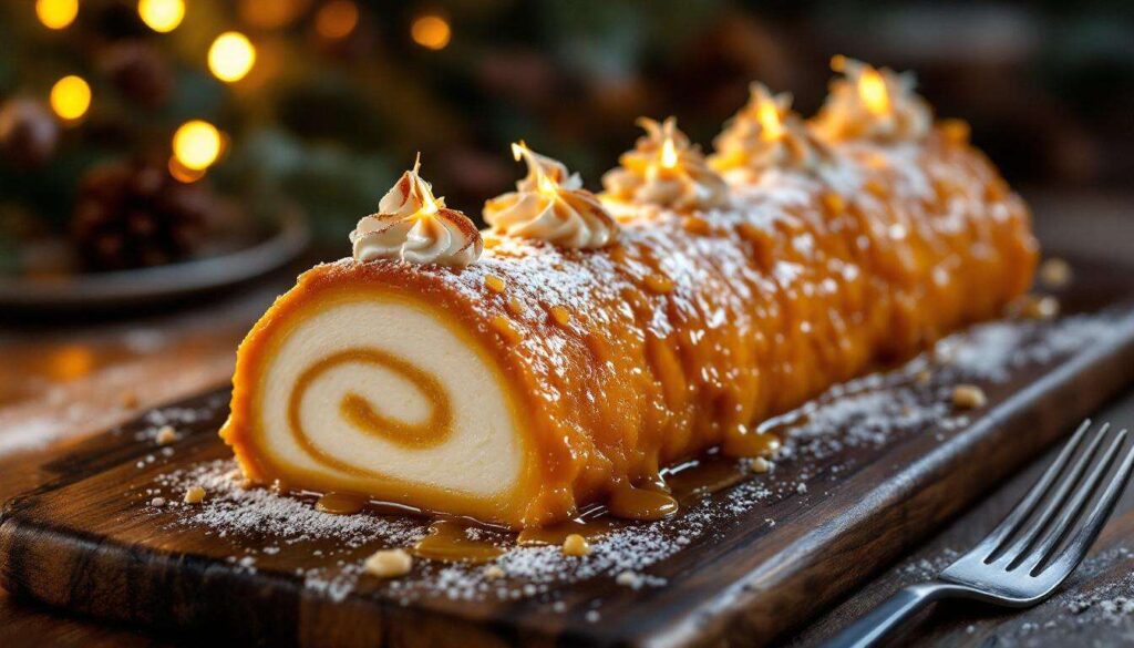 3 secrets pour une bûche caramel façon crème brûlée qui surprend