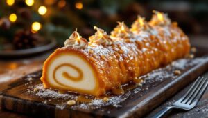 3 secrets pour une bûche caramel façon crème brûlée qui surprend