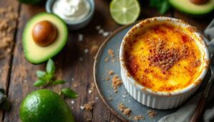 Une crème brûlée… salée ? Testez cette version avocat-citron vert aussi chic que surprenante