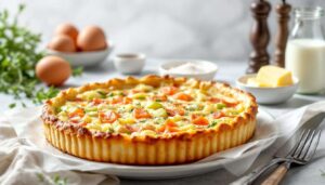 Cette quiche poireaux-saumon fumé ultra moelleuse va mettre tout le monde d’accord