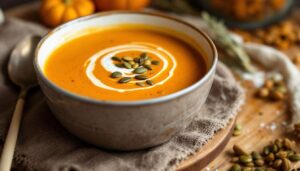 LA recette ultra gourmande de velouté au potimarron et lentilles corail à refaire tout l’hiver