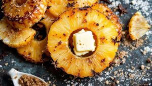 Quatre ingrédients, une envie d’ailleurs : l’ananas rôti vanillé est le dessert tout en douceur de la saison
