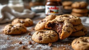 Biscuits au Nutella en 3 ingrédients : prêts en 10 minutes, cœur bien tendre