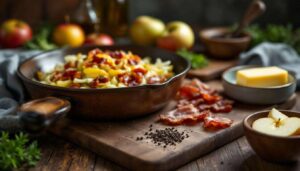 « Je la prépare en 10 minutes pour toute la famille » : ma poêlée poireaux-pommes-lardons ultra gourmande, simple et rapide