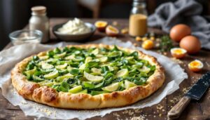 « Même les enfants l'ont adorée », cette tarte rustique aux poireaux et au comté ravira toute la famille !