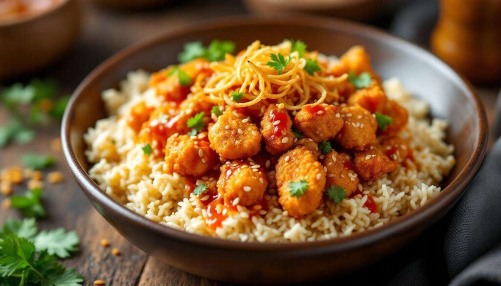 Crousty Bowl TikTok : la recette du poulet croustillant sur riz qui affole les compteurs de vues en 2026