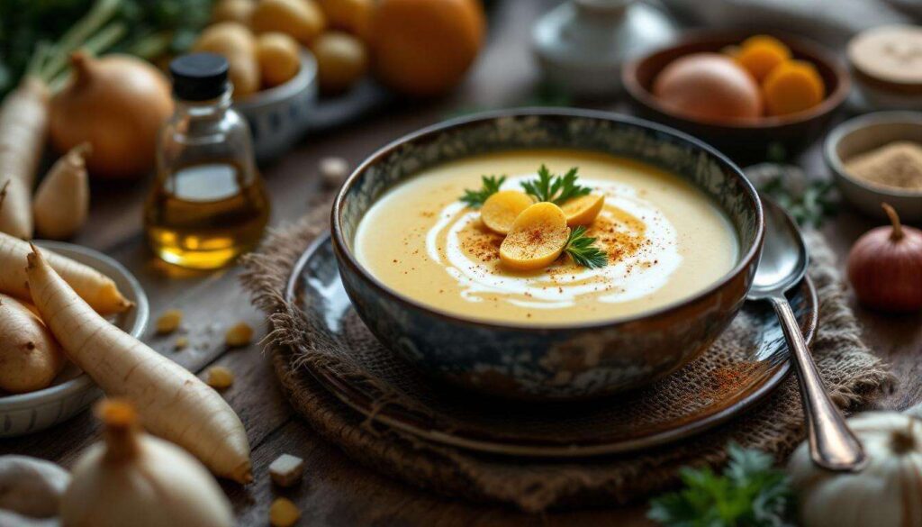 Velouté de panais au curry doux : la soupe de février que les enfants réclament sans savoir que c'est un légume