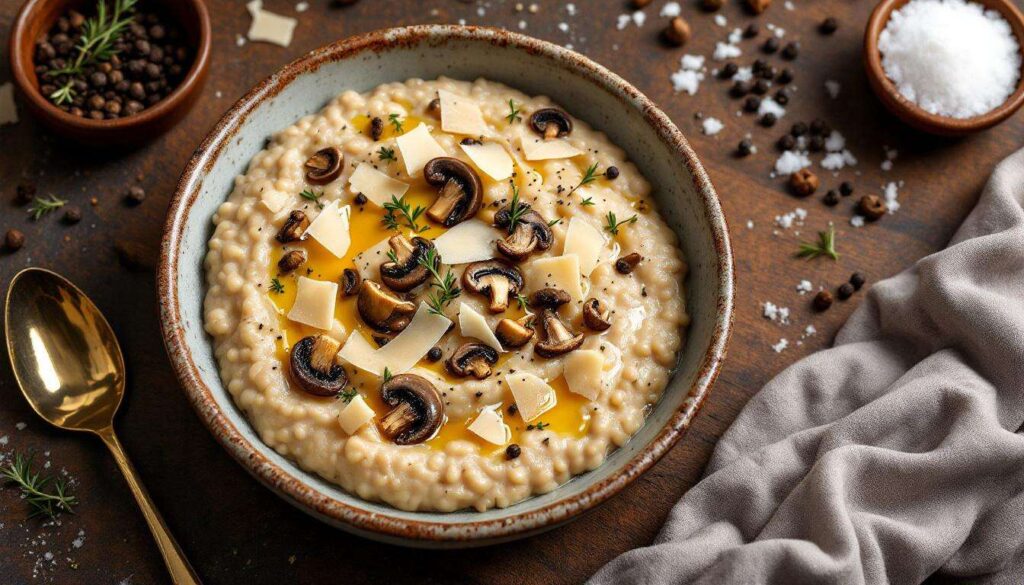 Porridge salé aux champignons et parmesan : le petit-déjeuner d'hiver que les Britanniques adorent et la France ignore