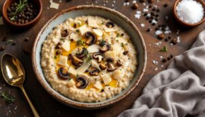 Porridge salé aux champignons et parmesan : le petit-déjeuner d'hiver que les Britanniques adorent et la France ignore