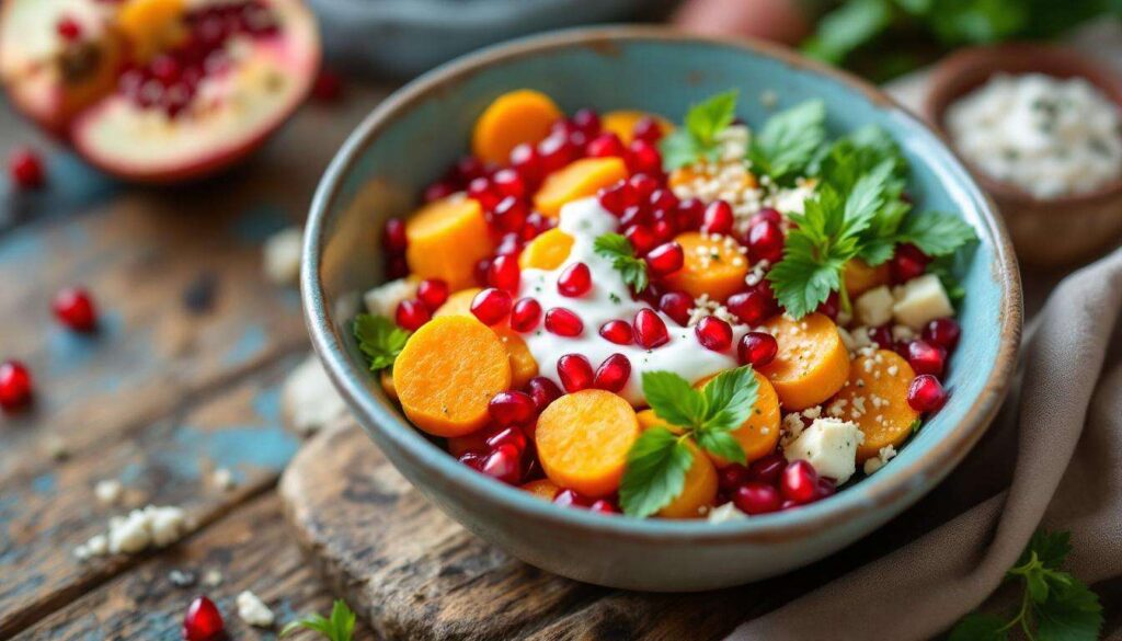 Eat Your Skincare : le bowl patate douce-grenade-kéfir qui promet une peau éclatante selon TikTok