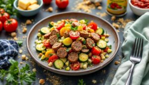 Boudin vert émietté en farce de légumes : la recette zéro déchet qui utilise la charcuterie belge autrement