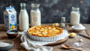 Clafoutis aux poires sans œufs : la version à la fécule de maïs qui tient parfaitement malgré la pénurie