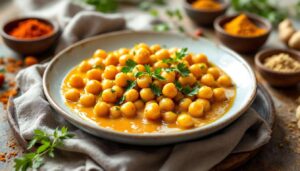 Curry de pois chiches au lait de coco : le plat végétarien express que toute la famille dévore en 25 minutes